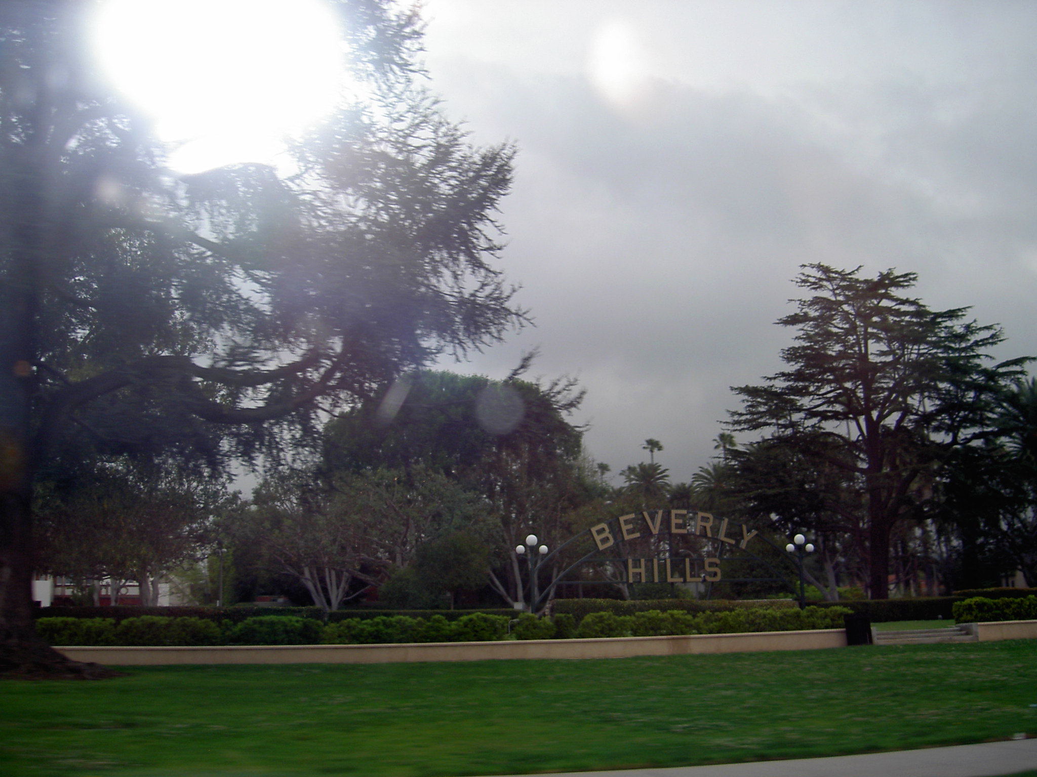 Beverly Hills sign in Los Angeles