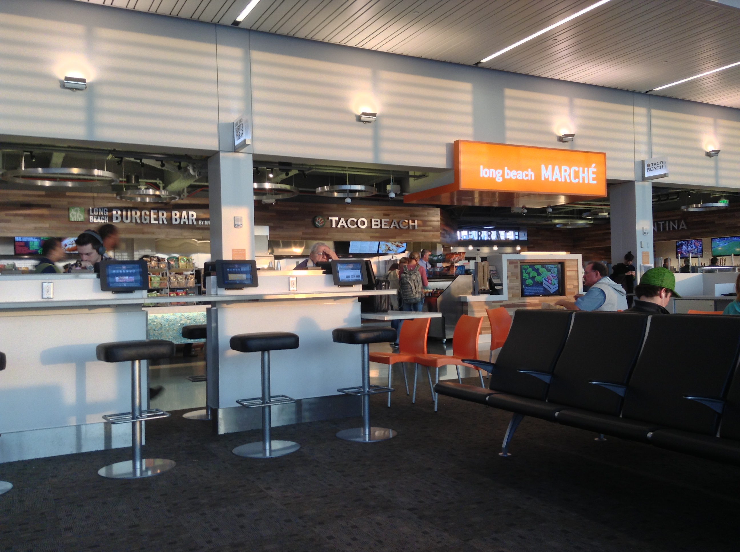 Long Beach Airport terminal exterior